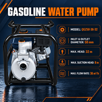 Pompe à eau auto-amorçante à haut débit pour l'irrigation agricole, entrée 50 mm, sortie 50 mm, hauteur de refoulement 32 m, débit 36 m³/h, OEM ODM