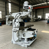 Fraiseuse universelle à tourelle verticale X6330 de haute précision, 3 axes, alimentation motorisée, équipement de fraisage des métaux