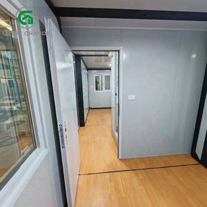Contenedor plegable de casa modular extensible de lujo de 10 pies Casa de piso prefabricada Puerta de vidrio lista para usar Casa Contenedor plegable - Product Image 6