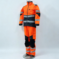 Combinaisons de travail haute visibilité, veste et pantalon, uniformes pour mineurs industriels, vêtements de sécurité réfléchissants EN20471, vêtements de travail haute visibilité