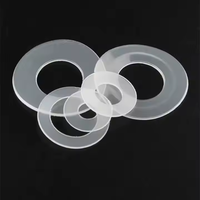 Rondelle plate en plastique nylon blanche bon marché personnalisée Offre Spéciale DIN125 M8 M10 PTFE POM Rondelle plate en plastique