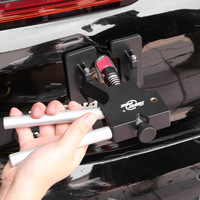 Ensemble d'outils de réparation de carrosserie automobile, réparation de bosses, alliage d'aluminium noir et plastique, utilisation en atelier