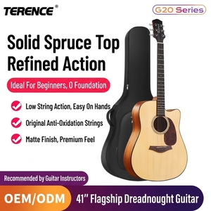 Terence G20 Classical Guitar for Music School with Nylon <b>Strings</b> Professional Grade 40 Inch Wood Guitar Home - Product Image 1