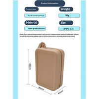 Portefeuille rectangulaire en silicone style sac à main, porte-cartes, grande bourse à monnaie, petite pochette, étui à clés, sac de rangement pour écouteurs et documents d'identité, idéal pour les voyages
