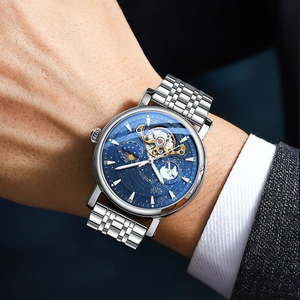 Montre de plongée automatique mécanique de luxe personnalisée avec <span class=keywords><strong>GPS</strong></span> et calendrier perpétuel Montre Homme - Product Image 1