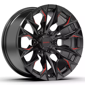 Jantes en alliage tout-terrain <span class=keywords><strong>de</strong></span> haute qualité 17 pouces 4X4 <span class=keywords><strong>5</strong></span> <span class=keywords><strong>trous</strong></span> PCD 139.7 nouvelle jante en aluminium <span class=keywords><strong>de</strong></span> Chine - Product Image 1
