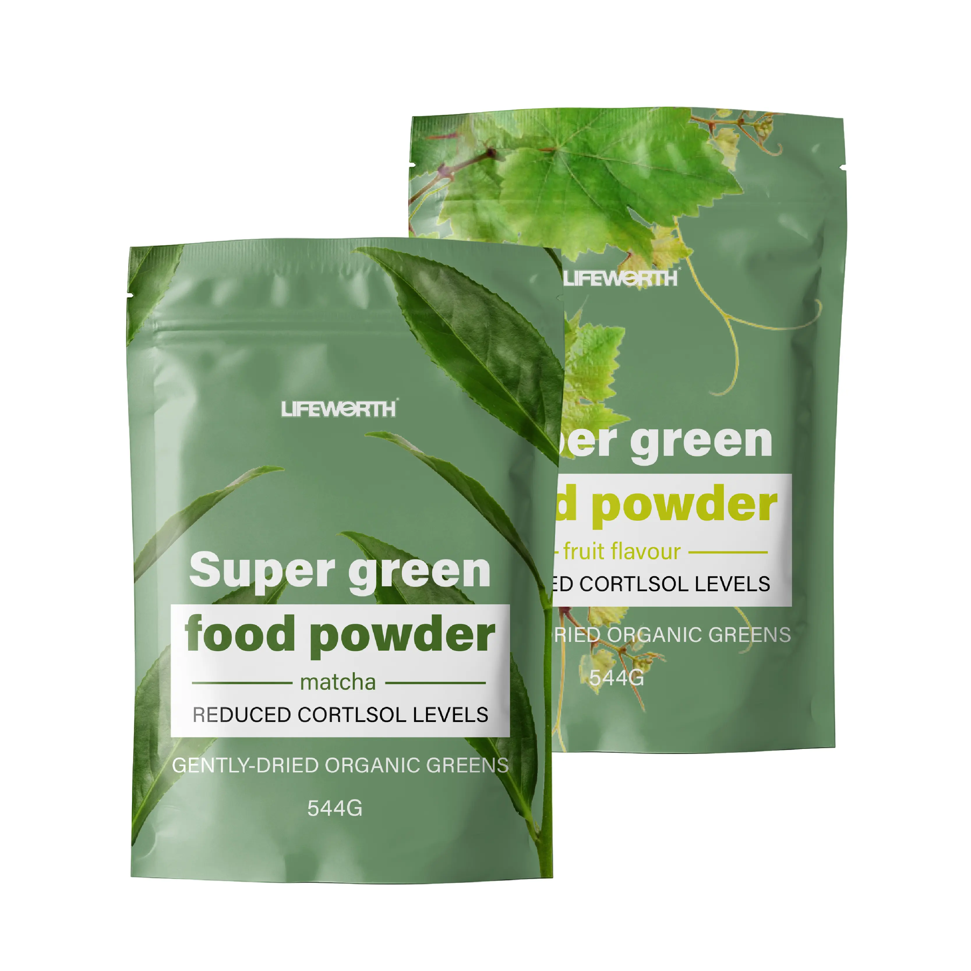 Amazon Hot Sale Green Superfood Powder Blend Super Green Food Boost Energy Detox Enhance Health Superfood Mix Powder