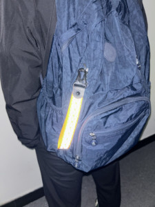 Porte-clés réfléchissant personnalisé en polyester <span class=keywords><strong>pour</strong></span> enfants, avec étiquette suspendue souriante, <span class=keywords><strong>pour</strong></span> sac à dos et chaussures - Product Image 2