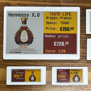 Etiquetas de Precio Digitales Inteligentes de 7.5 Pulgadas para Frutas, Solución para Supermercados, Sistema E-Paper, Etiquetas Electrónicas NFC con Software - Product Image 1