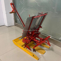 Petit transplanteur de riz à manivelle domestique à 2 rangées Machine de plantation de riz agricole équipement de culture de semis