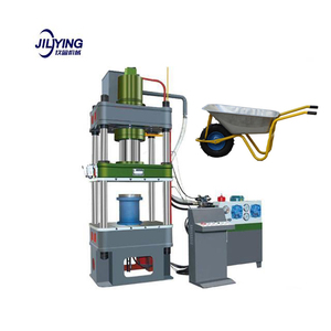 Máquina de prensa hidráulica J & Y Línea de producción de carretilla de 100 toneladas Máquina de fabricación de carretilla Línea de producción de carretilla de jardín - Product Image 2