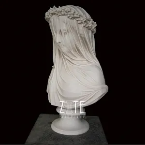 New Item Arrival Hand Carved Human Marble Bust Sculpture For Sale