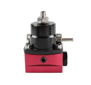 Racing Verstelbare <span class=keywords><strong>Fuel</strong></span> <span class=keywords><strong>Pressure</strong></span> <span class=keywords><strong>Regulator</strong></span> Kit Olie 0-100psi Gauge Een-6 Fittings - Product Image 2