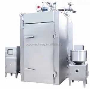 industrial automatic bacon making machine bacon smoking machine bacon processing machine