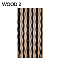 Échantillon gratuit Offre spéciale Panneaux acoustiques en bois de noyer naturel Panneau fibre de polyester MDF Matériau insonorisé Latte murale en bois