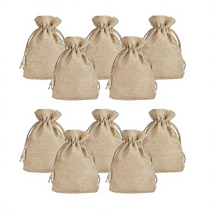 Vintage Folding Jute Drawstring <b>Bag</b>-Reusable Portable Eco-Friendly Packing Pouch for Dust Protection - Product Image 4