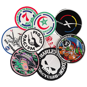 Patch de broderie de haute qualité d'approvisionnement d'usine sur des patchs brodés patchs de broderie pour chapeau et sac <span class=keywords><strong>vêtements</strong></span> - Product Image 2