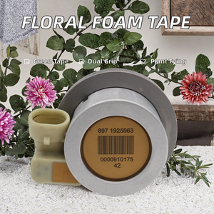 Cinta Adhesiva de Espuma Floral Verde de Doble Cara, Cinta de Enmascarar Sensible a la Presión de PVC Antiestática - Product Image 3
