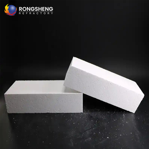 Alta Temperatura 1700 ° Ladrillos de Alúmina Electrofundida C, Alta Pureza 90% Al2O3, <span class=keywords><strong>Ladrillo</strong></span> de Corindón Refractario para Revestimiento de Hornos - Product Image 1