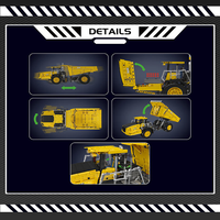 Mould King 17104 2674PCS Camion Articulé Série Ingénierie Blocs de Construction Modèle Briques Jouet Technique Technologique OEM ODM
