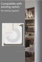 Module d'interrupteur mural intelligent Tuya LED avec variateur de lumière et télécommande, 2 voies, équipement électrique Wi-Fi pour Alexa Google Home