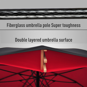 Paraguas de Golf de Doble Capa Extra Grande, de Marca Reconocida, Resistente, Largo, Automático, a Prueba de Viento, con Logotipo Personalizado - Product Image 3