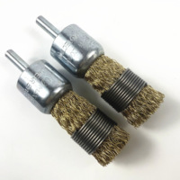 Brosses à extrémité en fil de laiton torsadé en forme de stylo de taille personnalisée TDF pour le polissage Endburste Brosse a Extremite Cepillo De Extremo