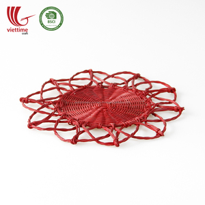 Mantel Individual de ratán Natural, colorido, superventas, hecho a mano en Vietnam - Product Image 6