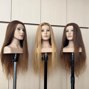 Têtes de <span class=keywords><strong>mannequin</strong></span> 100 % cheveux humains pour <span class=keywords><strong>coiffure</strong></span> de mariée, poupée d'entraînement en <span class=keywords><strong>coiffure</strong></span>, tête de <span class=keywords><strong>mannequin</strong></span> avec épaules pour la formation et l'éducation en <span class=keywords><strong>coiffure</strong></span> - Product Image 5