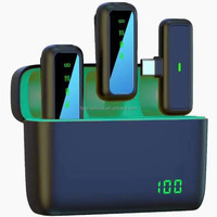 Microphone cravate sans fil SX5 SX6 Prodfessional Podcast Youtube, réduction du bruit, 2.4G, pour iOS et Android