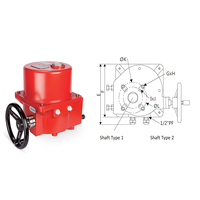 Vannes à boisseau sphérique électriques DN300-DN400 Classe F avec capuchon en nylon et aluminium, isolation de l'encluse, contrôle de pression, modèle de base OEM