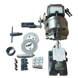 Dispositif d'indexage pour fraiseuse Bs0 4 pouces, tête d'indexage 100 mm avec mandrin et contre-pointe en fonte haute précision - Product Image 1