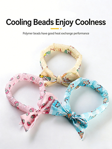 ผ้าพันคอคล้องคอสำหรับสัตว์เลี้ยง ช่วยระบายความร้อน น้ำหนักเบา เหมาะสำหรับฤดูร้อน สำหรับสุนัขและแมว - Product Image 3