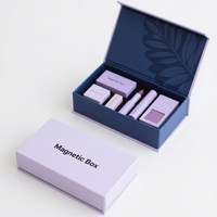 Boîte d'emballage cadeau magnétique en carton rigide EVA avec insert en mousse EVA, logo personnalisé, vente en gros