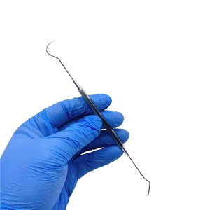 Sonde dentaire Lei Ding en acier inoxydable, outil de soins bucco-dentaires pour le nettoyage et l'inspection des dents avec conception à double crochet - Product Image 4