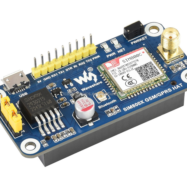 SIM800C Raspberry Pi GSMGPRS Expansion Board SIM800C Raspberry Pi GSMGPRS Expansion Board
