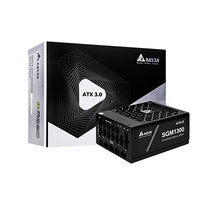 Alimentation PC de bureau DELTA SGM1300W noire monocanal 12V Platinum Full Mode ATX3/PCIE5.0/Compatible avec la série 50 (en stock)