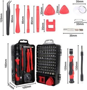 Juego de Destornilladores de Acero de Precisión de 124 Piezas, 101 Puntas, OEM Disponible, Punta Magnética para Reparación de Computadoras/Laptops, Alta Calidad - Product Image 2