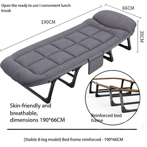 Sofá Cama Individual de Metal Oxford, Diseño Moderno, Multifuncional, Reclinable y Plegable <span class=keywords><strong>para</strong></span> Uso en Exteriores y Playa - Product Image 2