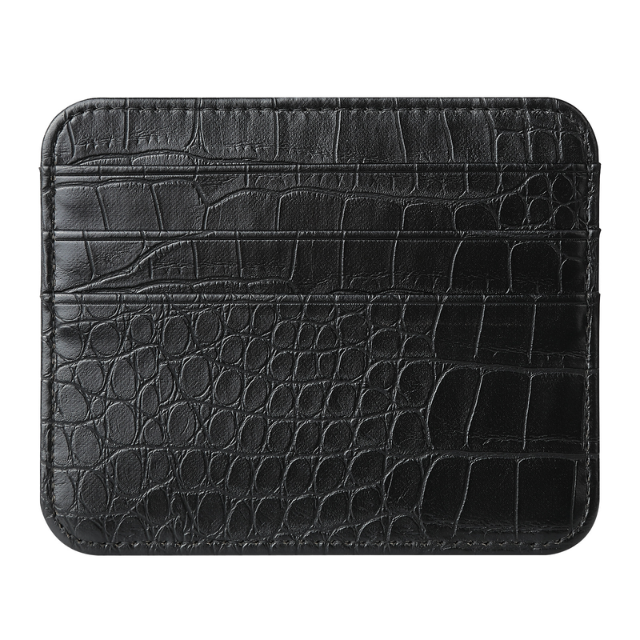 Peau de crocodile noire