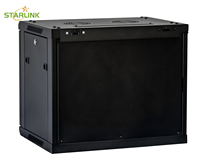 Équipement de télécommunication Starlink, armoire rack de 19 pouces, petite armoire rack 9U, armoire serveur murale