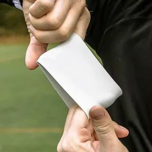 Lot de 2 sangles de maintien pour protège-tibias de football avec coussinets en silicone – Bandes pratiques pour le football, la course et le cyclisme - Product Image 4