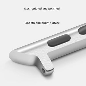 Adaptateur de Bracelet Smartwatch en Acier Inoxydable, Connecteur Métallique Remplaçable pour Apple - Product Image 4