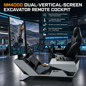 เวิร์กสเตชันควบคุมระยะไกล NM4000 5G พร้อมพีซีอุตสาหกรรม i5 สำหรับการควบคุมเครื่องจักรก่อสร้างระยะไกล - Product Image 2