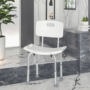 <span class=keywords><strong>Chaise</strong></span> de douche pour handicapés à siège de bain réglable en aluminium léger et durable pour fournitures de thérapie de réadaptation - Product Image 3