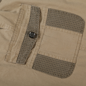 Gli uomini larghi di taglia pesante hanno molte tasche pantaloni lunghi pantaloni Cargo sei tasche - Product Image 3