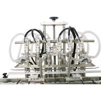 Machine de remplissage automatique pneumatique à 4 têtes YT4T-4G 20-5000ml pour désinfectant pour les mains, savon liquide, boissons et huiles