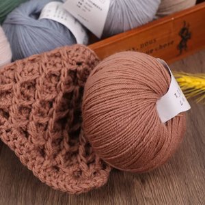 Bán Buôn Cừu Len Sợi 50G/Bóng 4ply Hilo De Lana Merino New Zealand Len Sợi Cho Tay Đan Bé Áo Len Sợi Crochet - Product Image 2