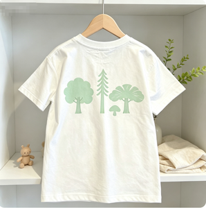 Men's Tree Print Short Sleeve T-<b>Shirt</b> 220 Grams Pure Cotton Knitted <b>Pocket</b> Regular Fit Anti-Shrink Casual short sleeve <b>polo</b> fit - Product Image 5
