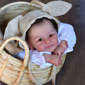 本物の赤ちゃんのように見える18インチ46cmベビードールリーバイ本物の素敵な生まれ変わったベビードールシリコンボーイズギフト - Product Image 2